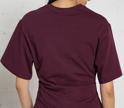 T-shirt tylie burgundy