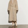 Cappotto frangia